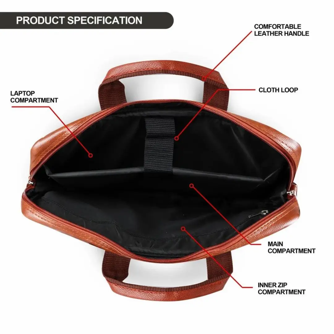 Laptop Messenger Bag Perfect Fit for Laptops & Accessories