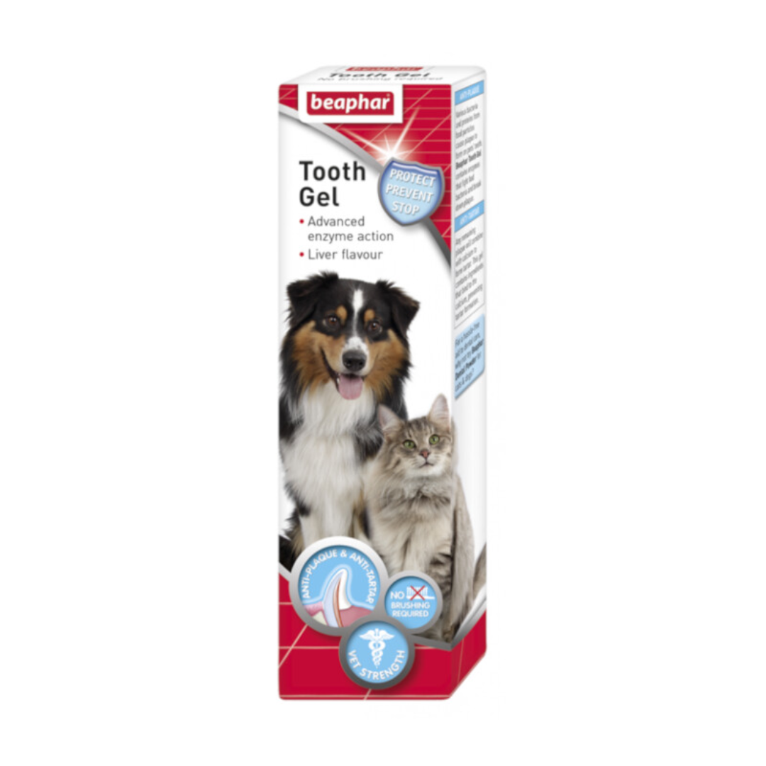 Beaphar Tooth Gel for Dogs & Cats, 100gm