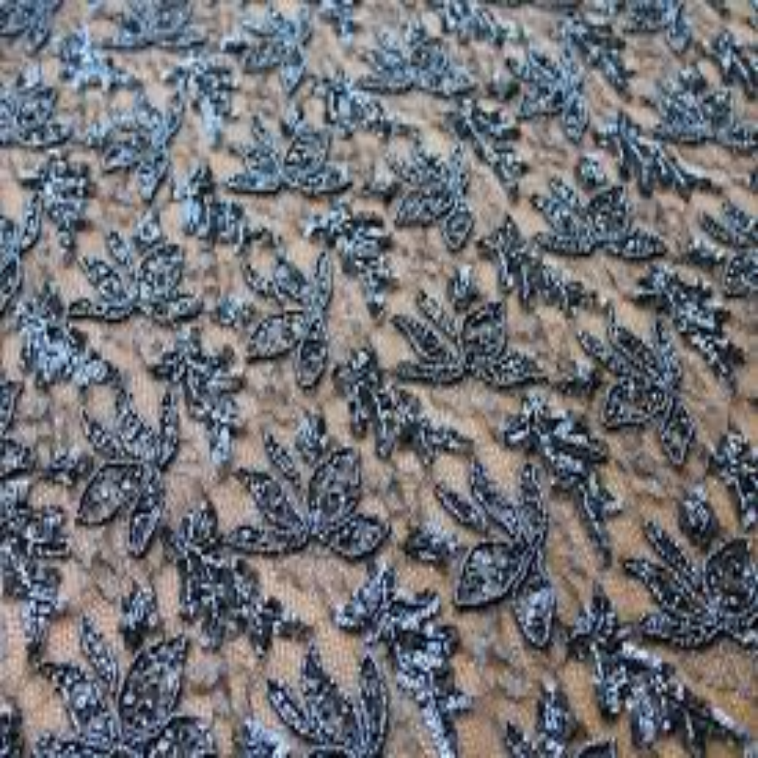 Beaded Fabrics Intricate Detailing for Couture Style
