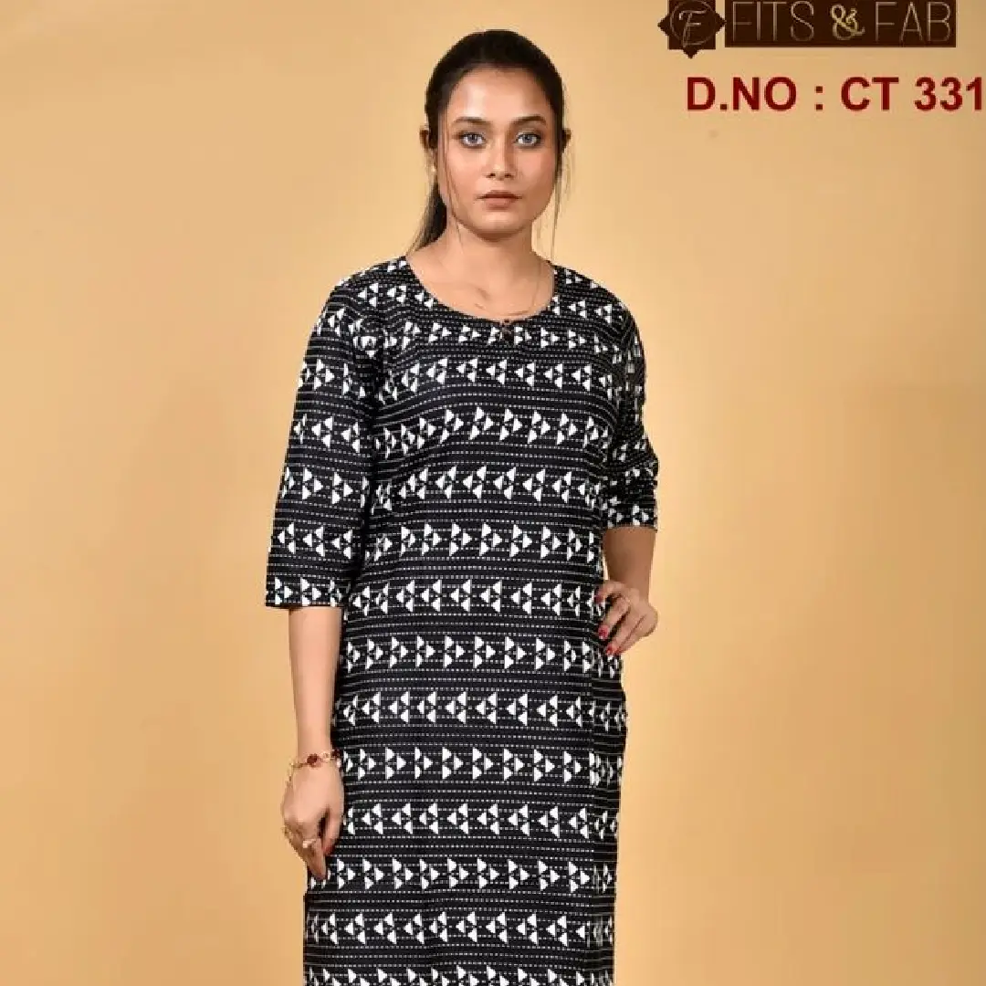 Jaipuri Cotton Kurti for Ladies Easy Handwash Care & Comfortable Fit