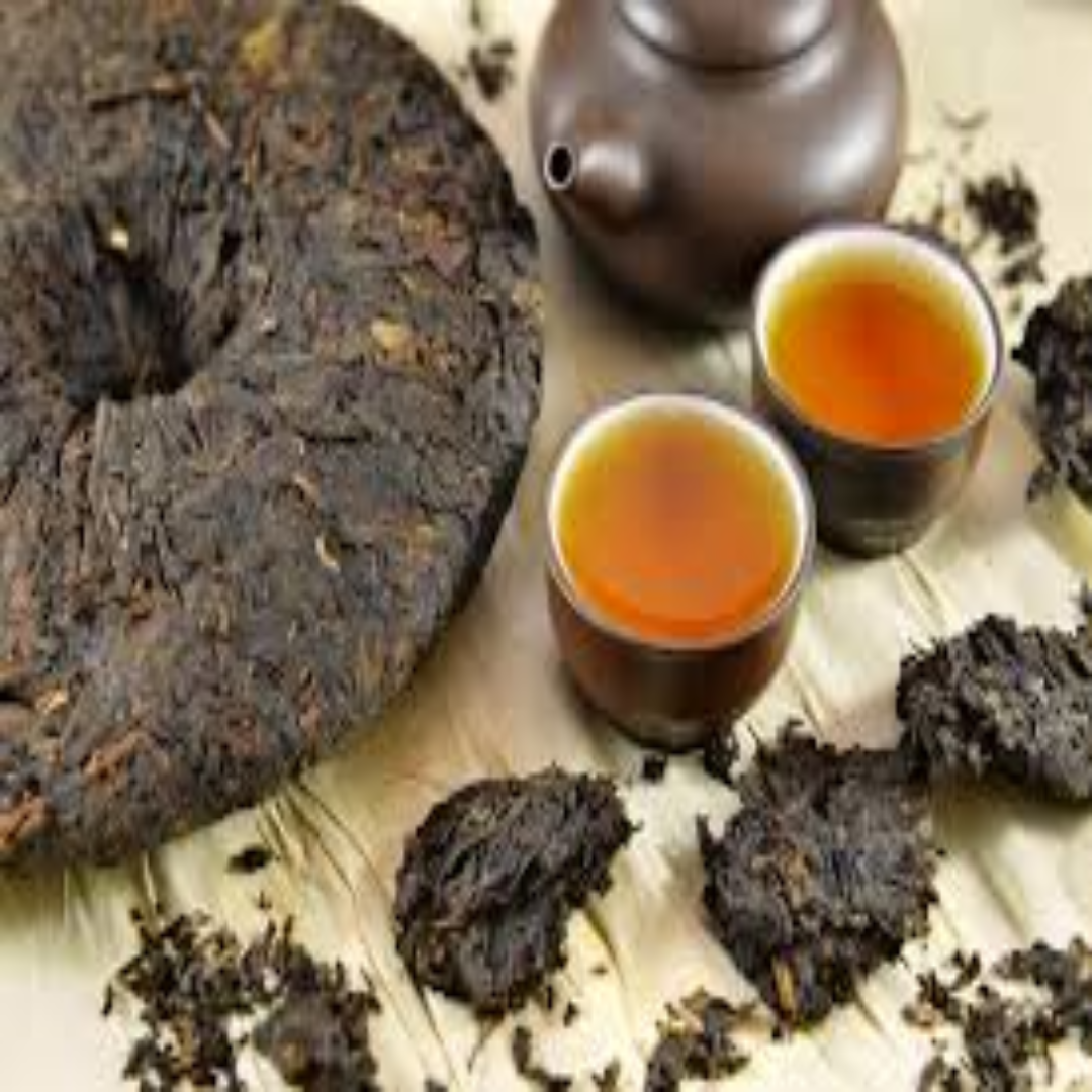 Pu-erh Tea Aged Fermented Chinese Tea Rich Earthy Flavor Digestive Support Wellness Drink
