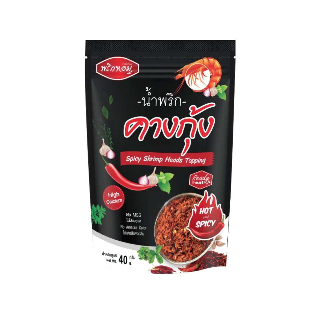 Spicy Shrimp Heads Chili Paste 40g For Bold Taste