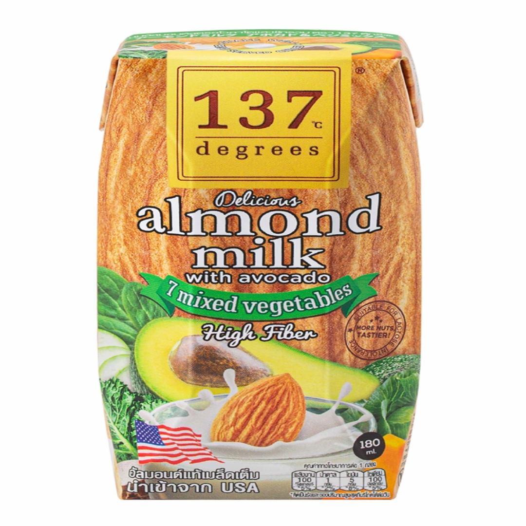 137 Degrees Almond Milk Supplier With Avocado 180ml