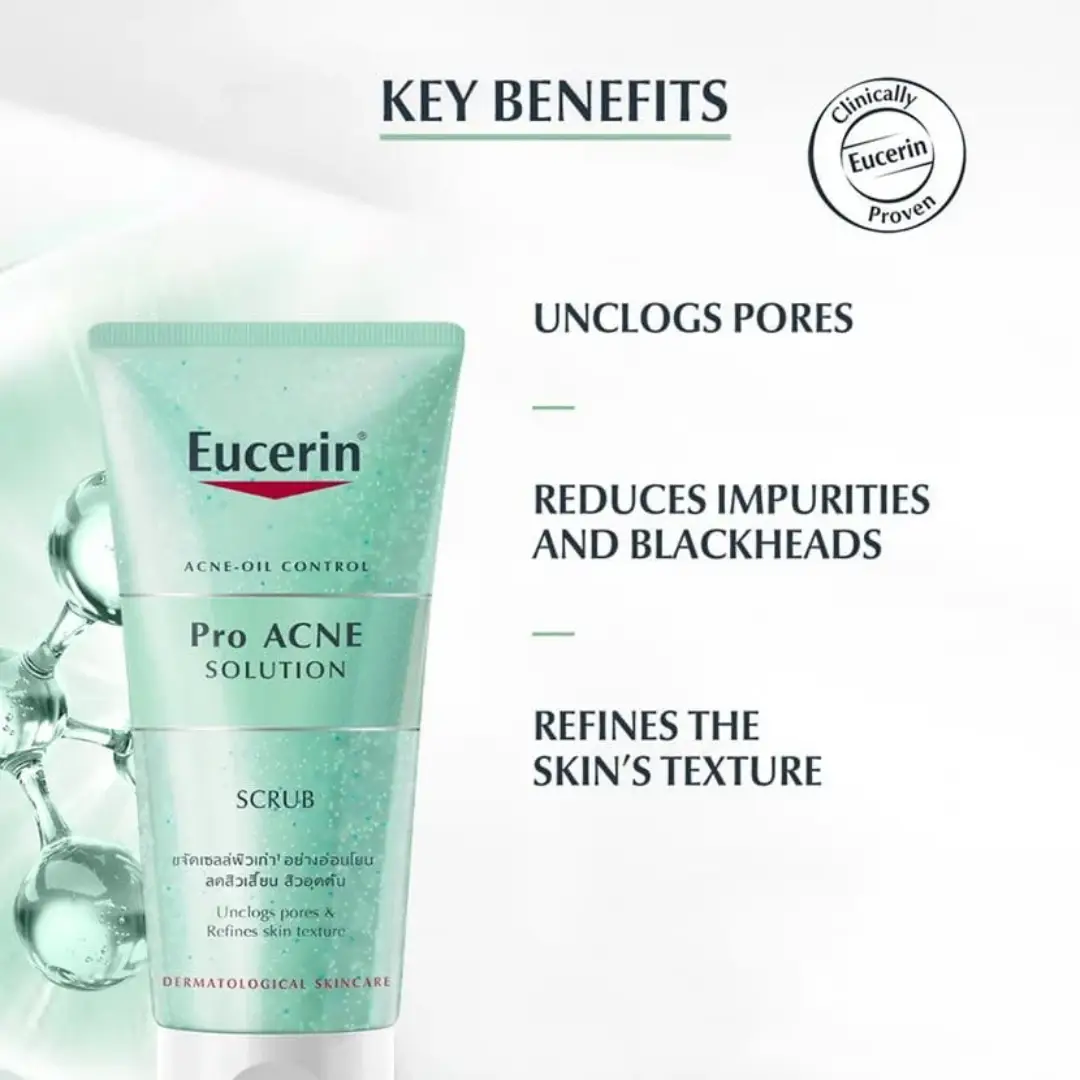 Eucerin ProACNE Scrub Malaysia Clear Pores, Smooth Skin