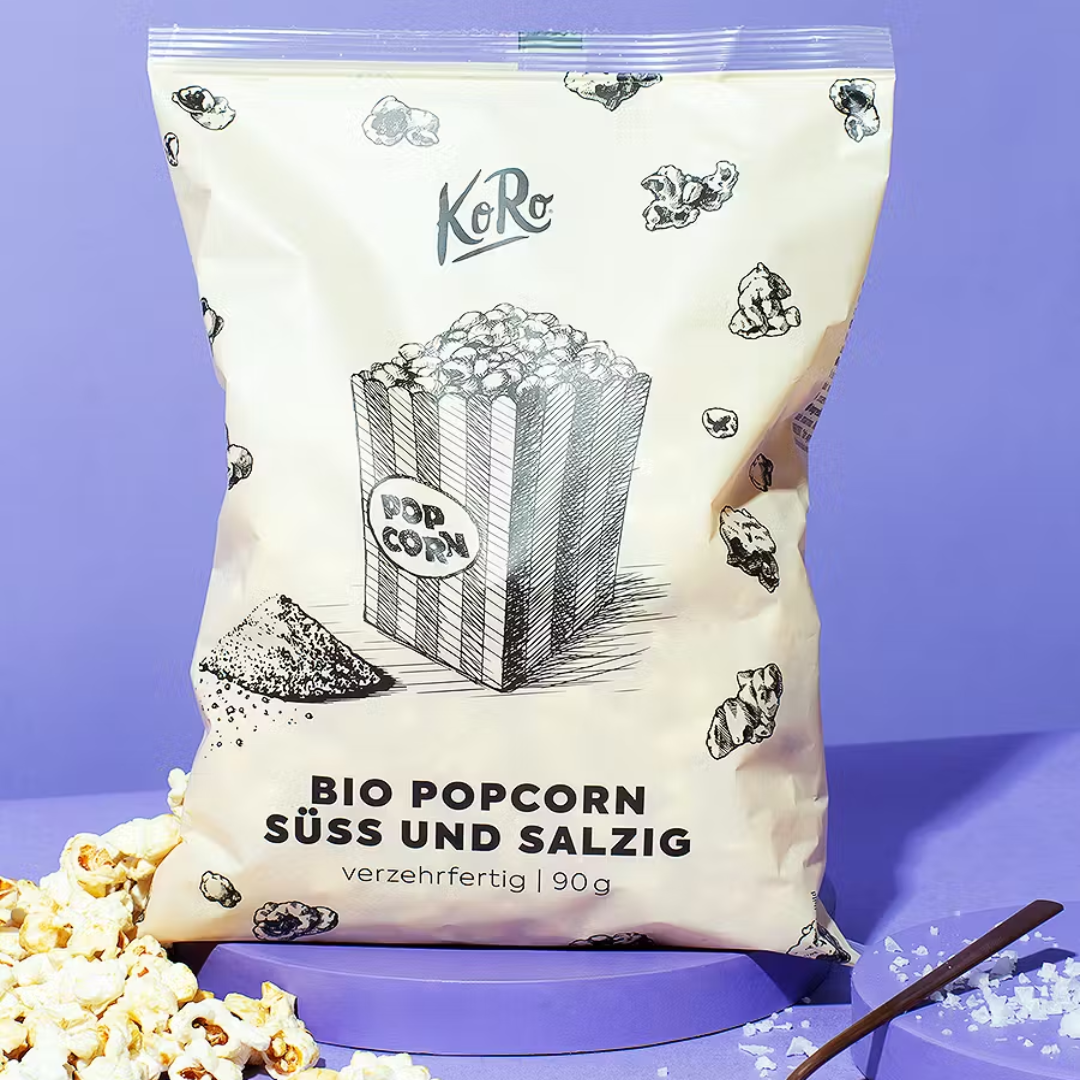 Ready to Eat Sweet and Salty Popcorn 90g Crunchy Snack Perfect Movie Time Treat Anytime