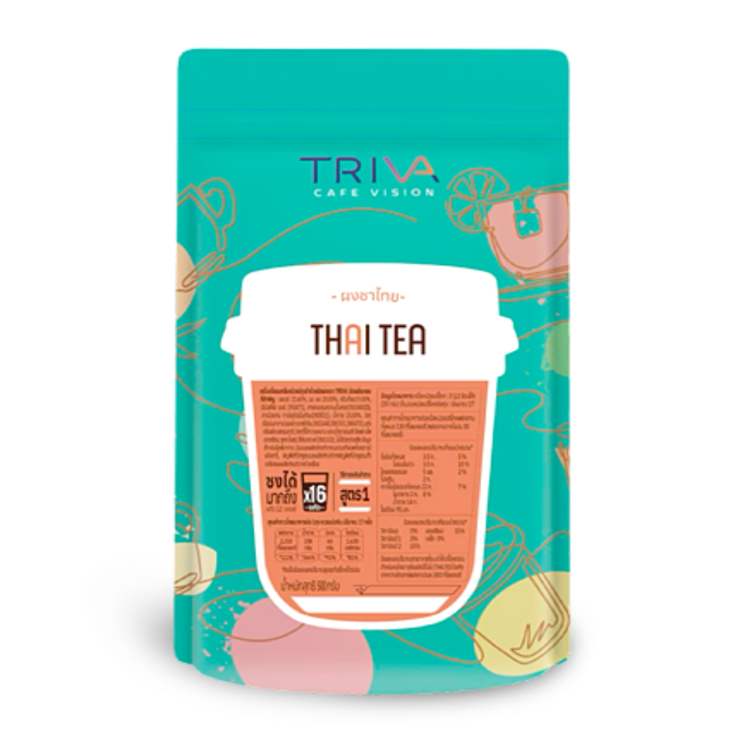 Triva Thai Tea Powder Supplier For Instant Refresh