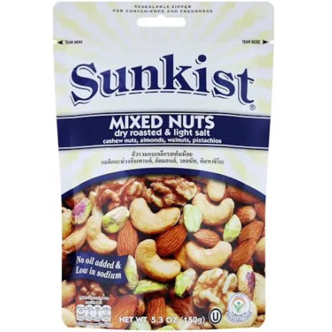 Sunkist Mixed Nuts For Crunchy Healthy Snacks
