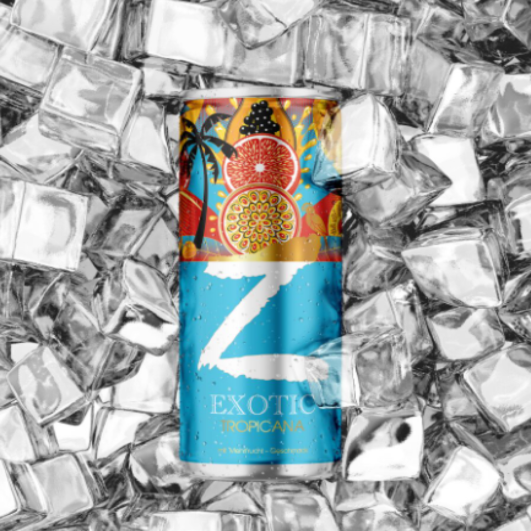 24 Pack Generation Z Exotic Tropicana 0.33L Tropical Flavor Soft Drink Refreshing Beverage Pack