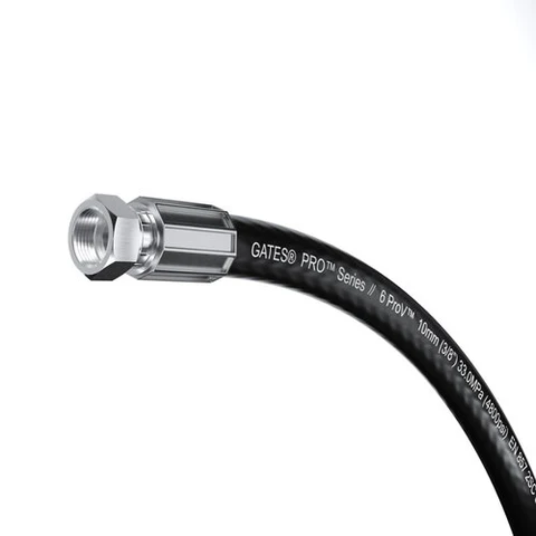 Gates 3/8 Inch Hose Assembly for Reliable High Pressure Use