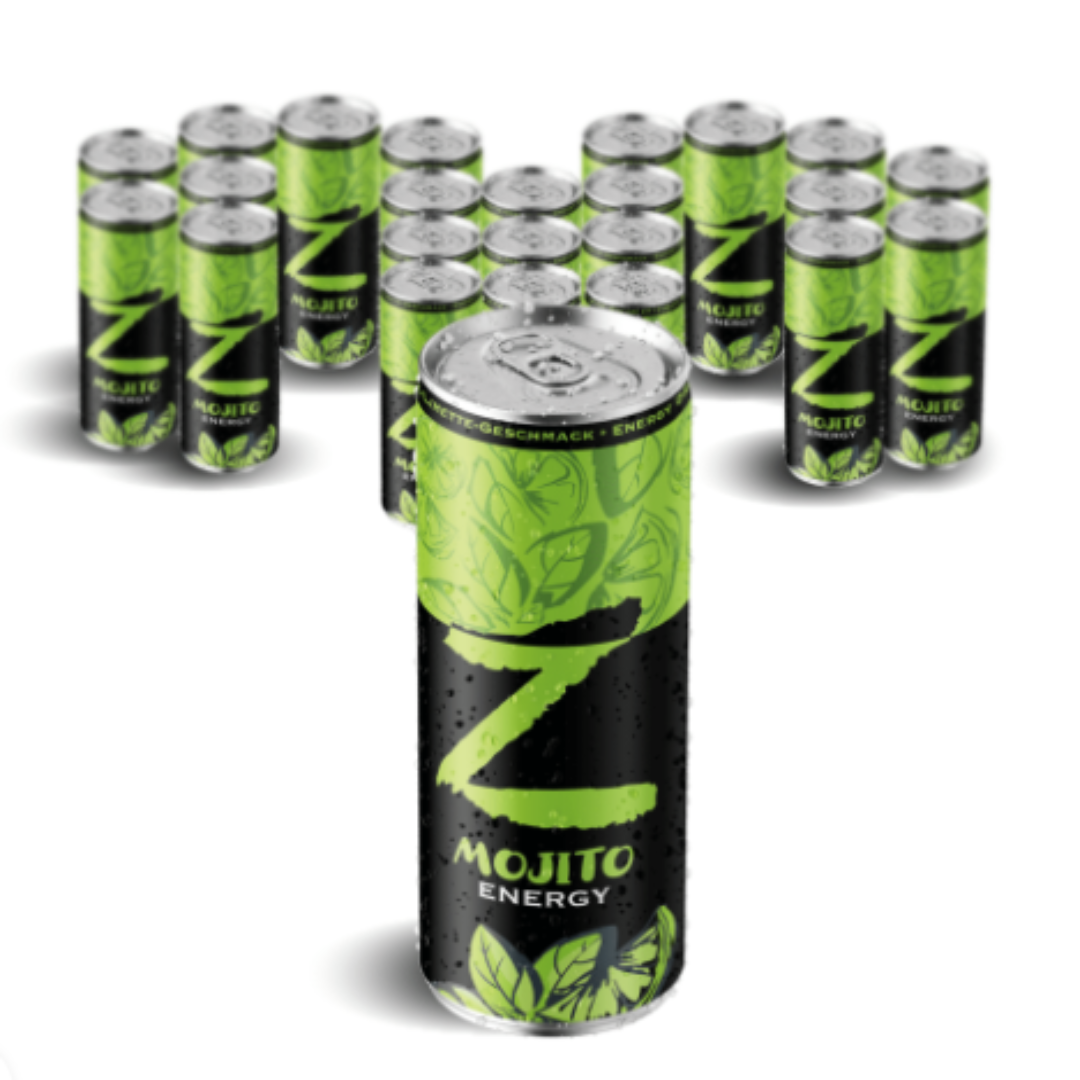 24 Pack Generation Z Energy Drink Mojito Flavor 0.25L Refreshing Energy Beverage Party Pack