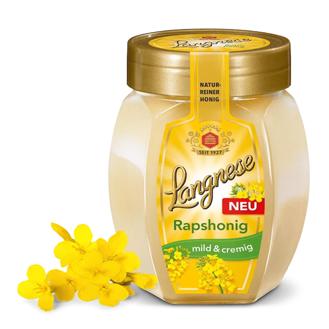 Rapeseed Honey Mild Creamy Natural Indulgence Pure Raw Honey Smooth Texture for Daily Sweetening