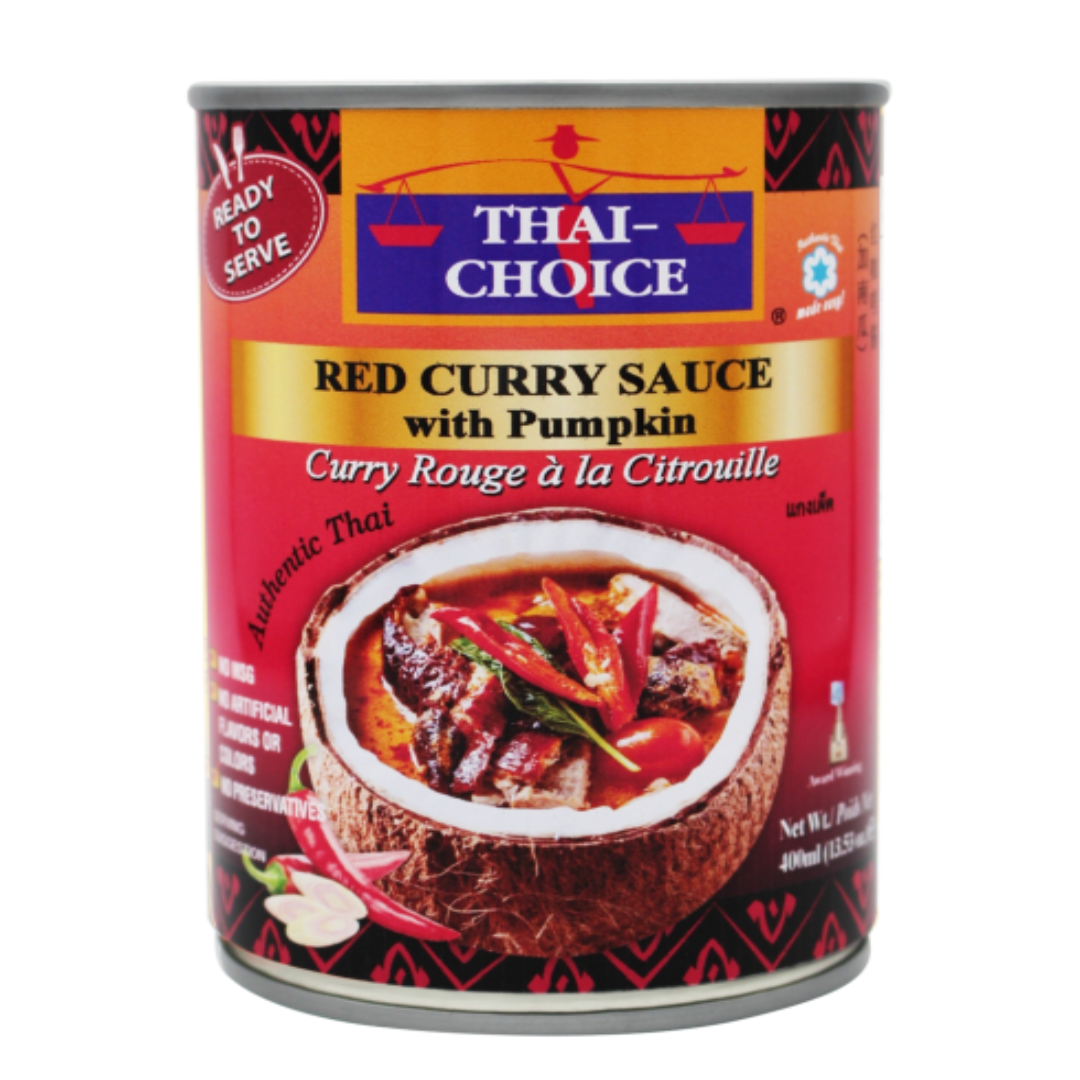 Red Curry Sauce With Pumpkin For Rich Meals