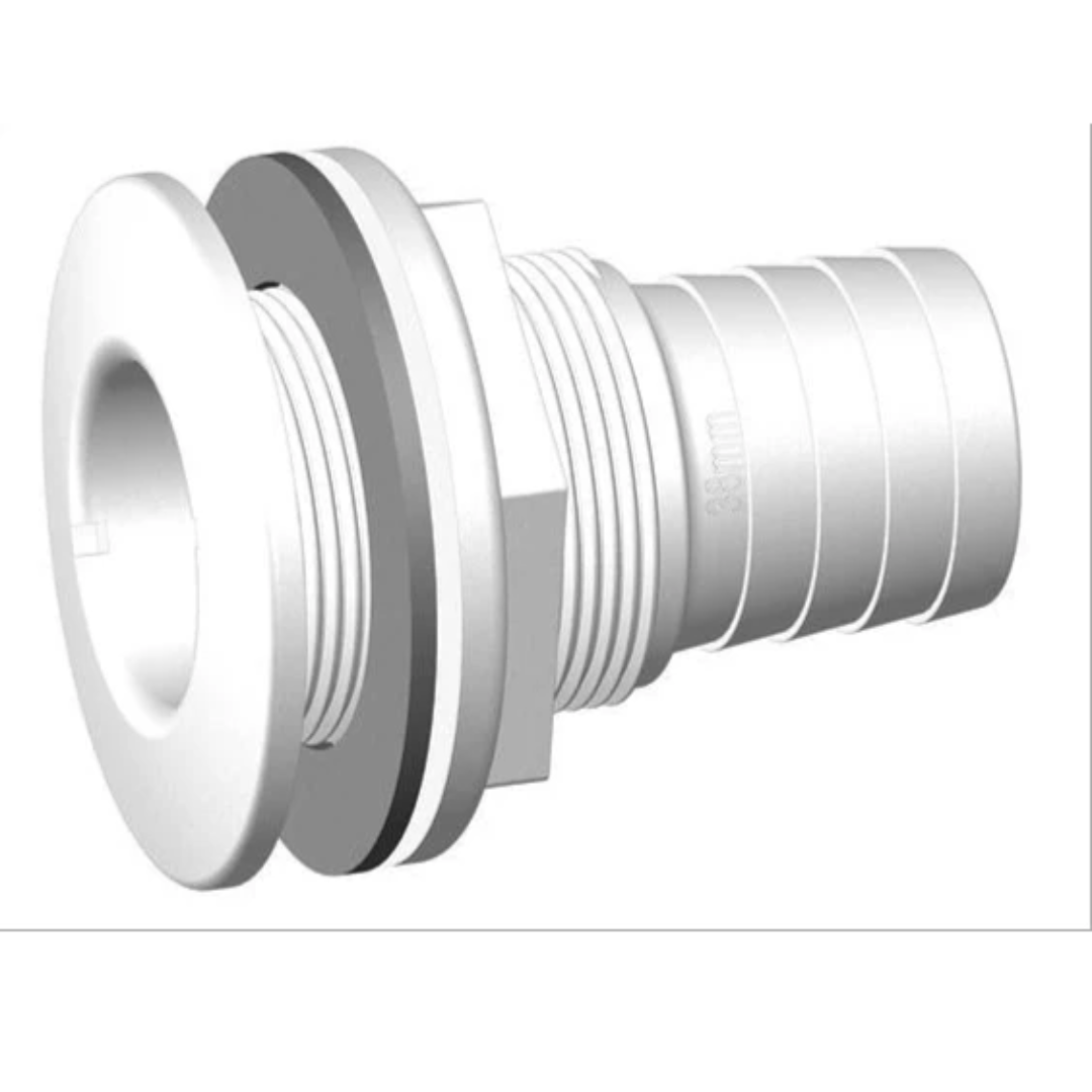 Tru-Design Hull Fitting for Secure Marine Thru-Hull Plumbing