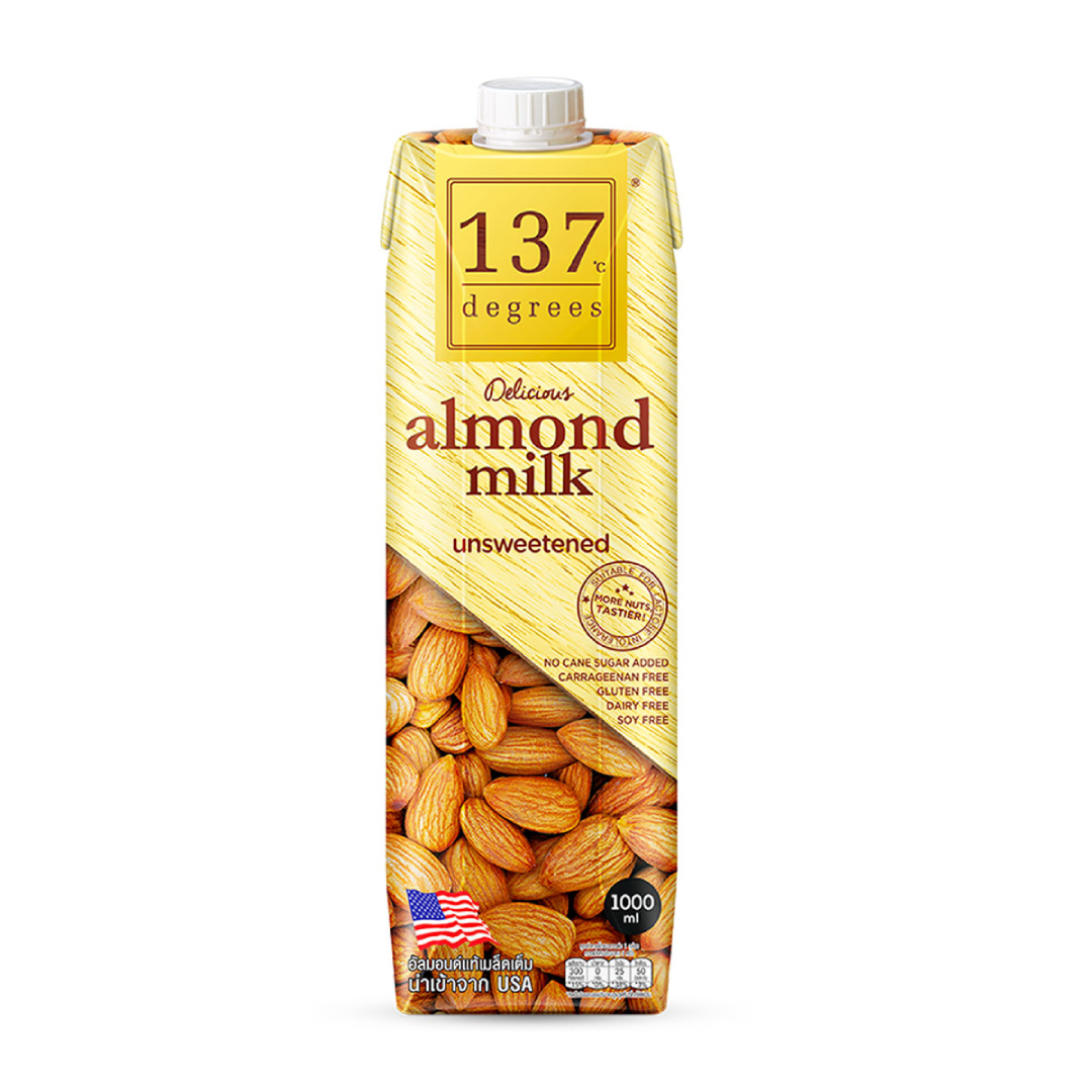 137 Degrees Almond Milk 1L Unsweetened Malaysia