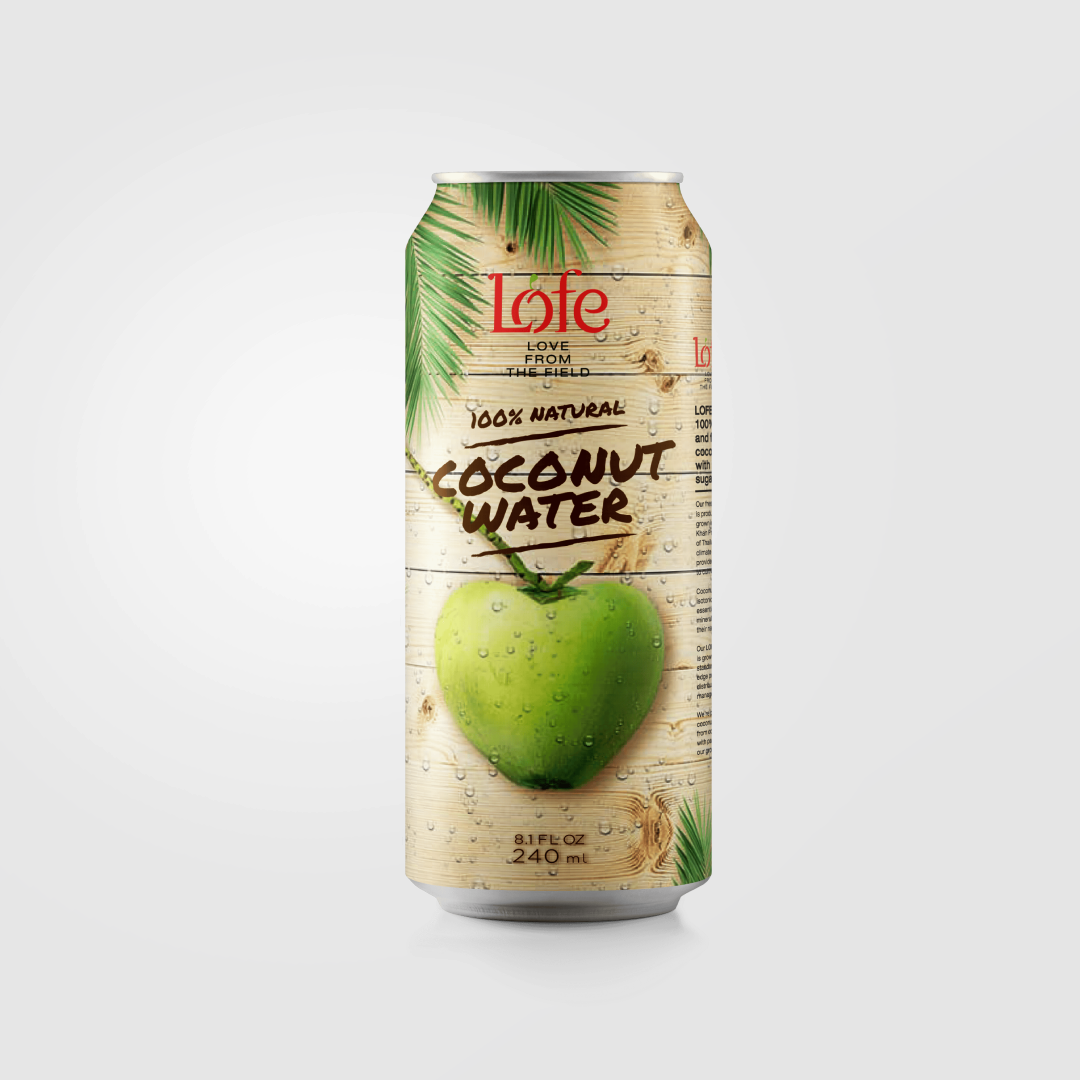Canned Coconut Water For Fresh Tropical Taste
