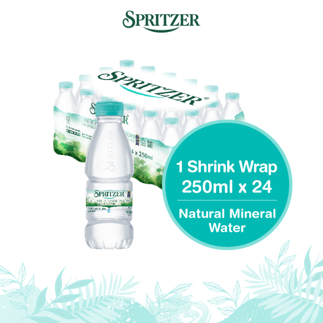 Spritzer Natural Mineral Water (250ML X 24)