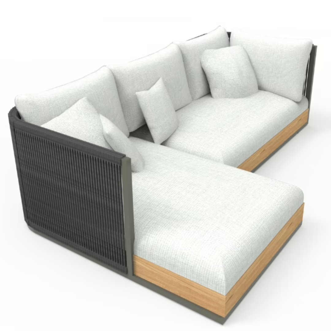 SABAH 2PC Sectional Sofa for Comfortable Luxe Living Spaces