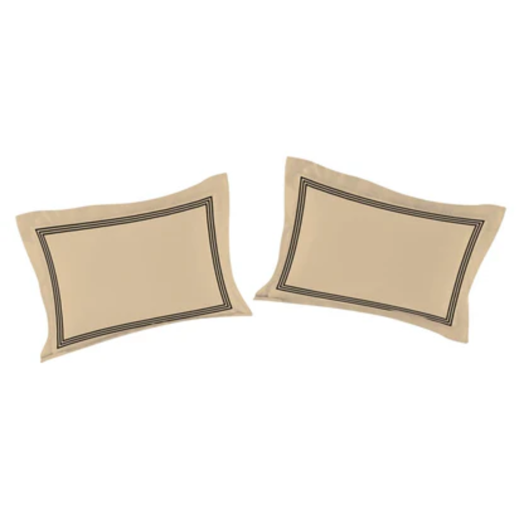 Deluxe Wrinkle Clear Cotton Pillowcase Soft Smooth Anti-Wrinkle Pillow Cover for Luxury Sleep