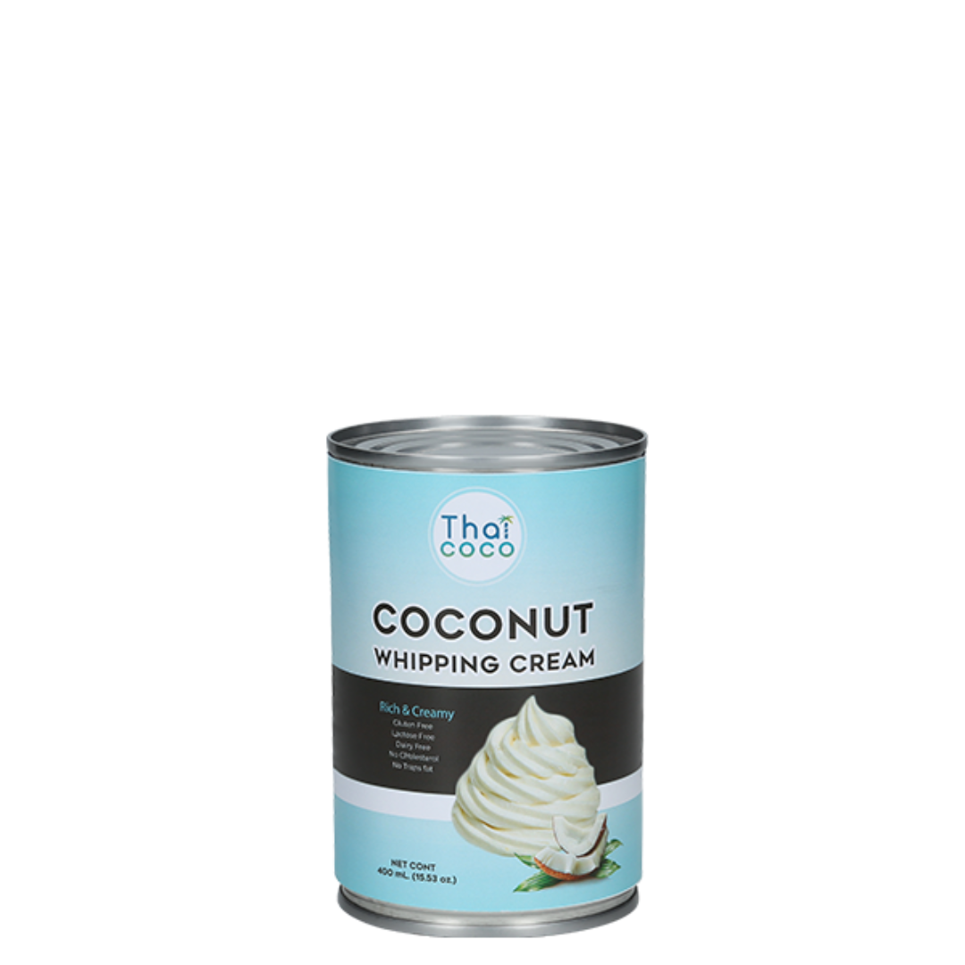 Canned Whipping Coconut Cream 400 Ml For Desserts