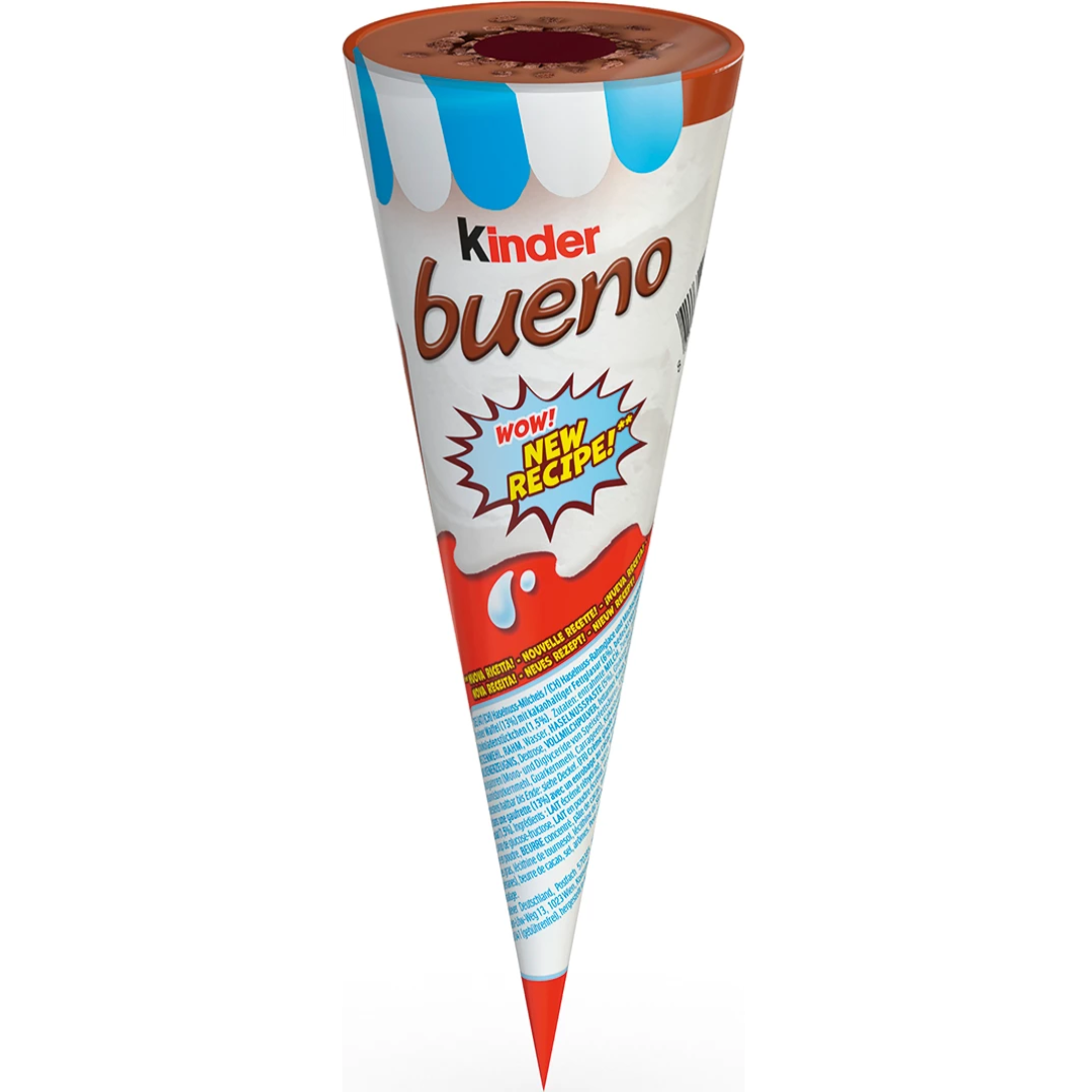 Kinder Bueno Ice Cream T1 92ml Creamy Hazelnut Ice Cream Dessert Delicious Frozen Treat for All