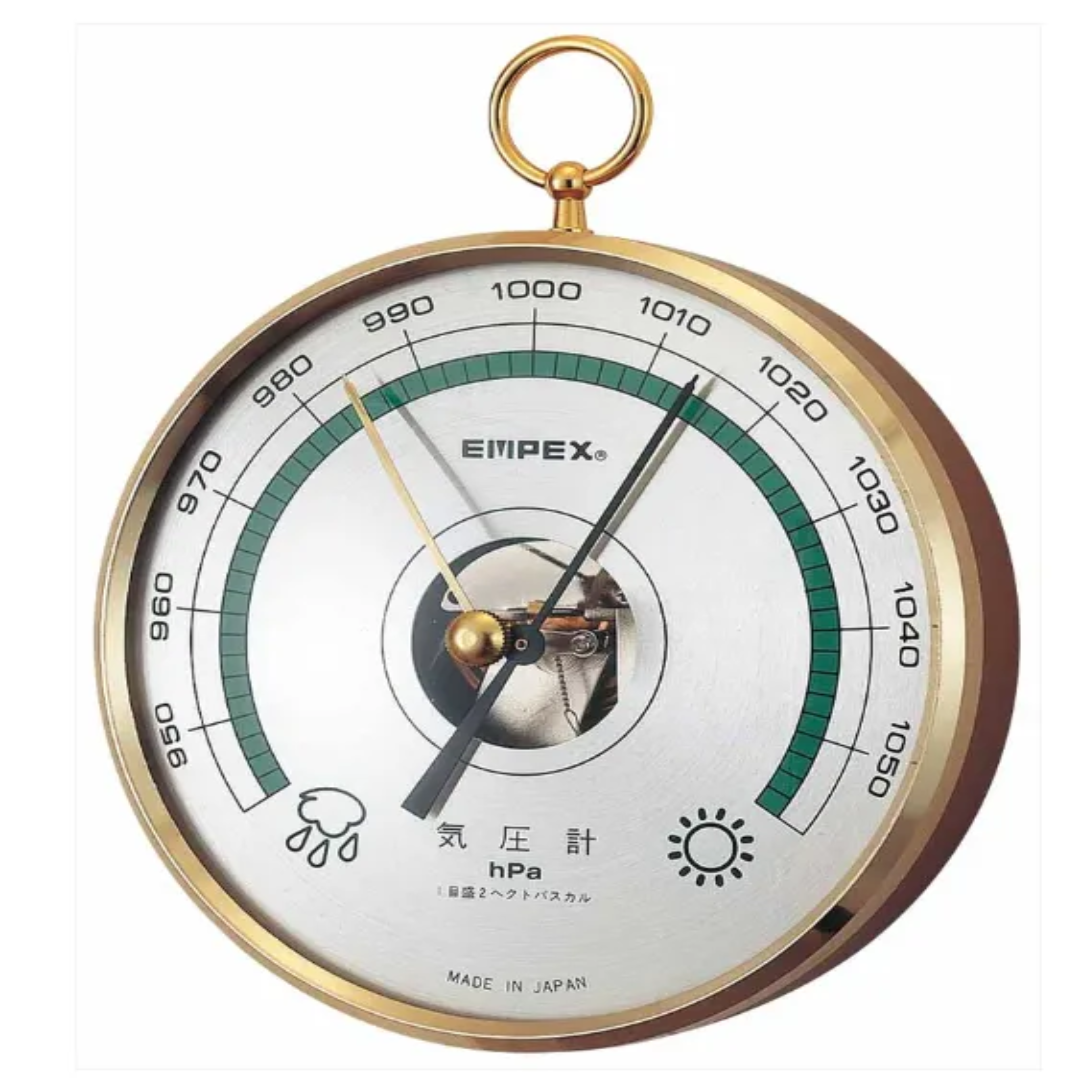 EMPEX Japan 130mm Barometer for Precise Weather Checks