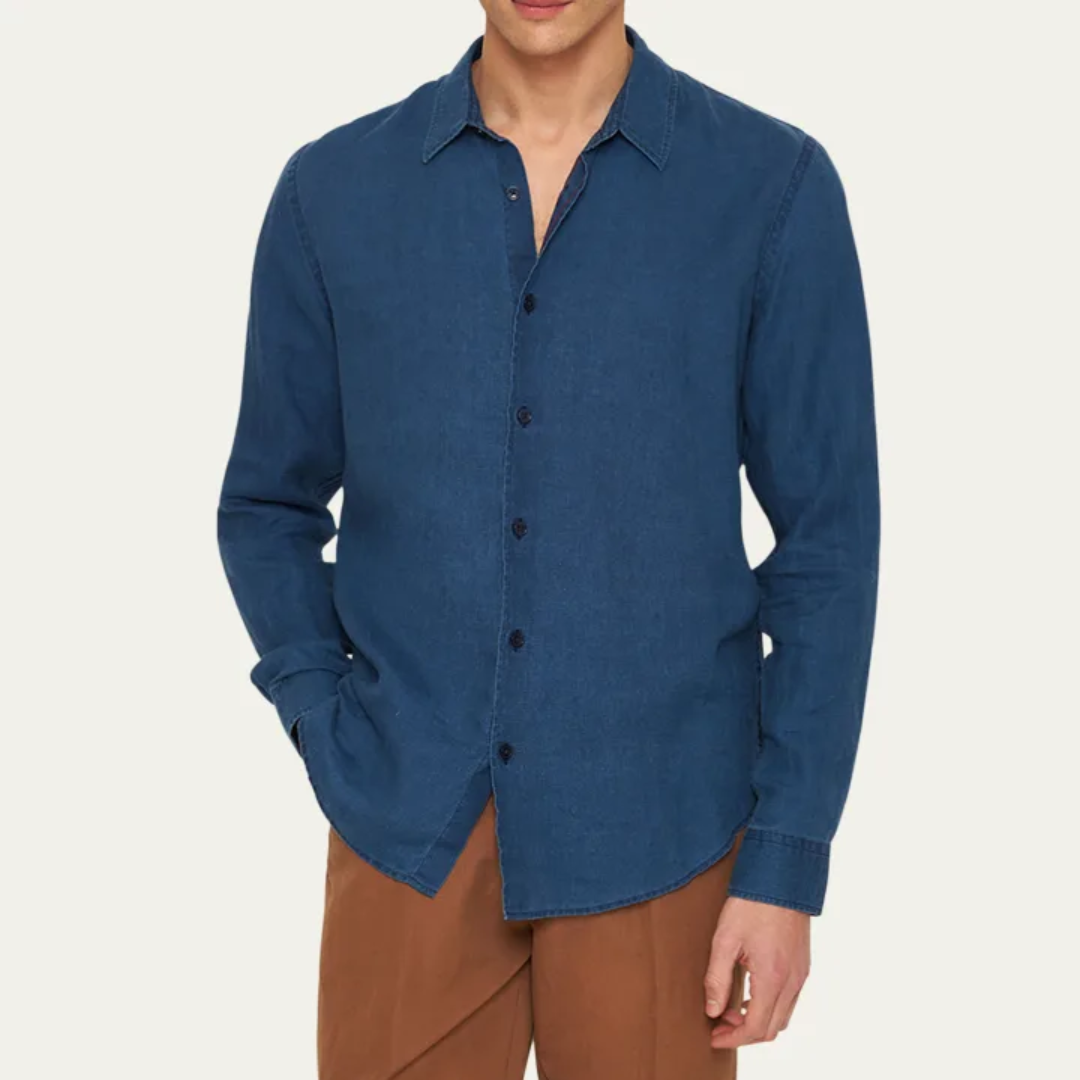 Men’s Giles Lightweight Linen Sport Shirt | USA Supplier