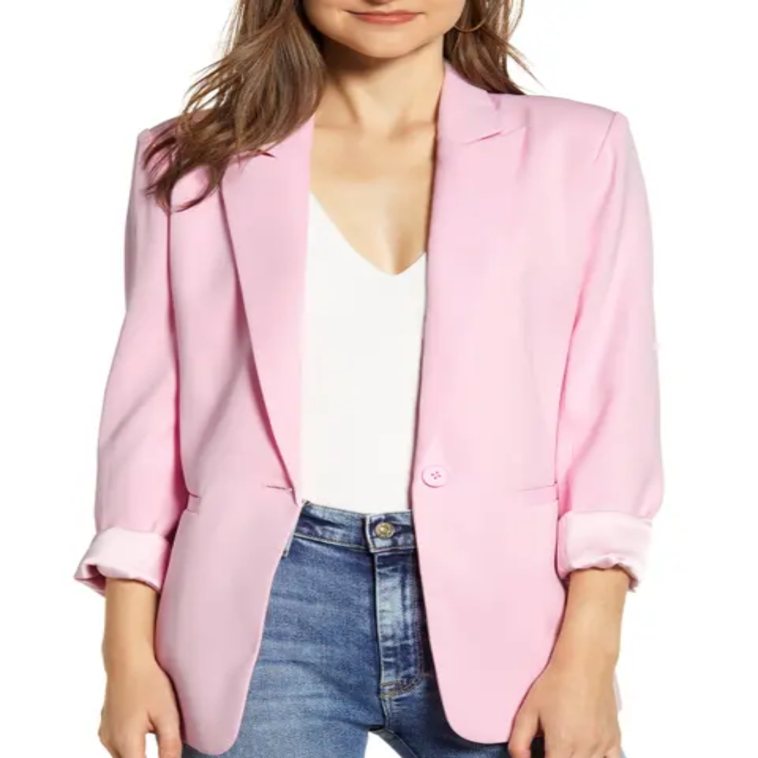 Tailored Single Button Blazer – Stylish Formal Wear | Supplier USA