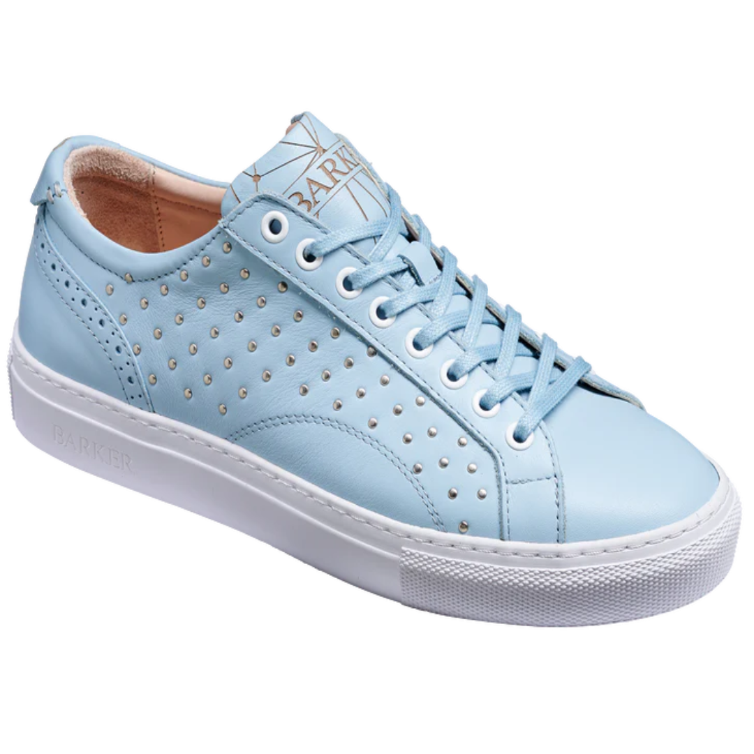 Isla Pale Blue Women’s Sneakers – Studded Design UK Wholesale