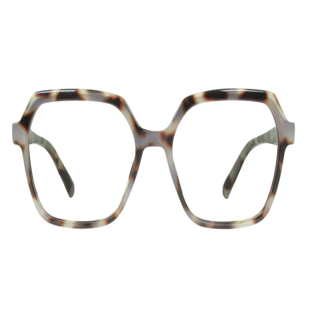 Athena White Tortoiseshell Reading Glasses – Stylish Eyewear | UK Style