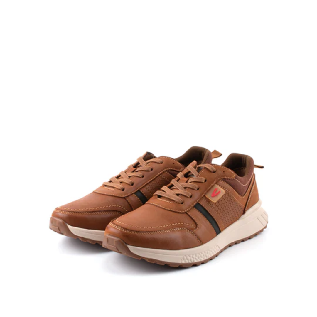 Brown Lace-Up Casual Shoes for Men – Comfortable Everyday Wear | Malaysia Supplier