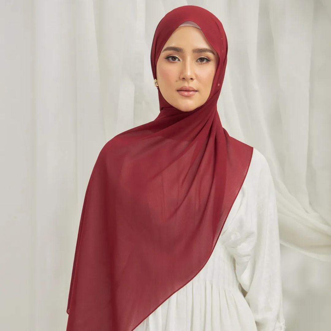 Covered Scarf Shawl – Deep Wine Modest Fashion Supplier | Malaysia