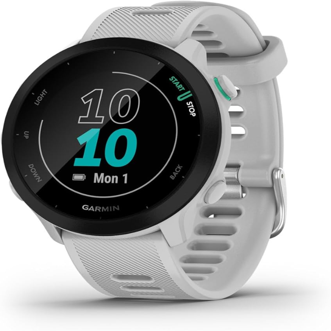 Forerunner 55 White Smartwatch Wearable Tech USA