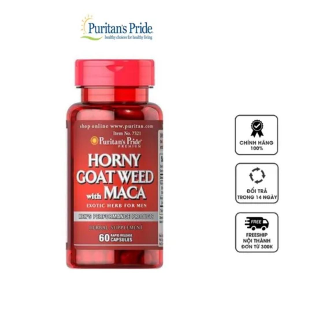 Horny Goat Weed with Maca Vietnam Vitality Boost Supplement Vietnam