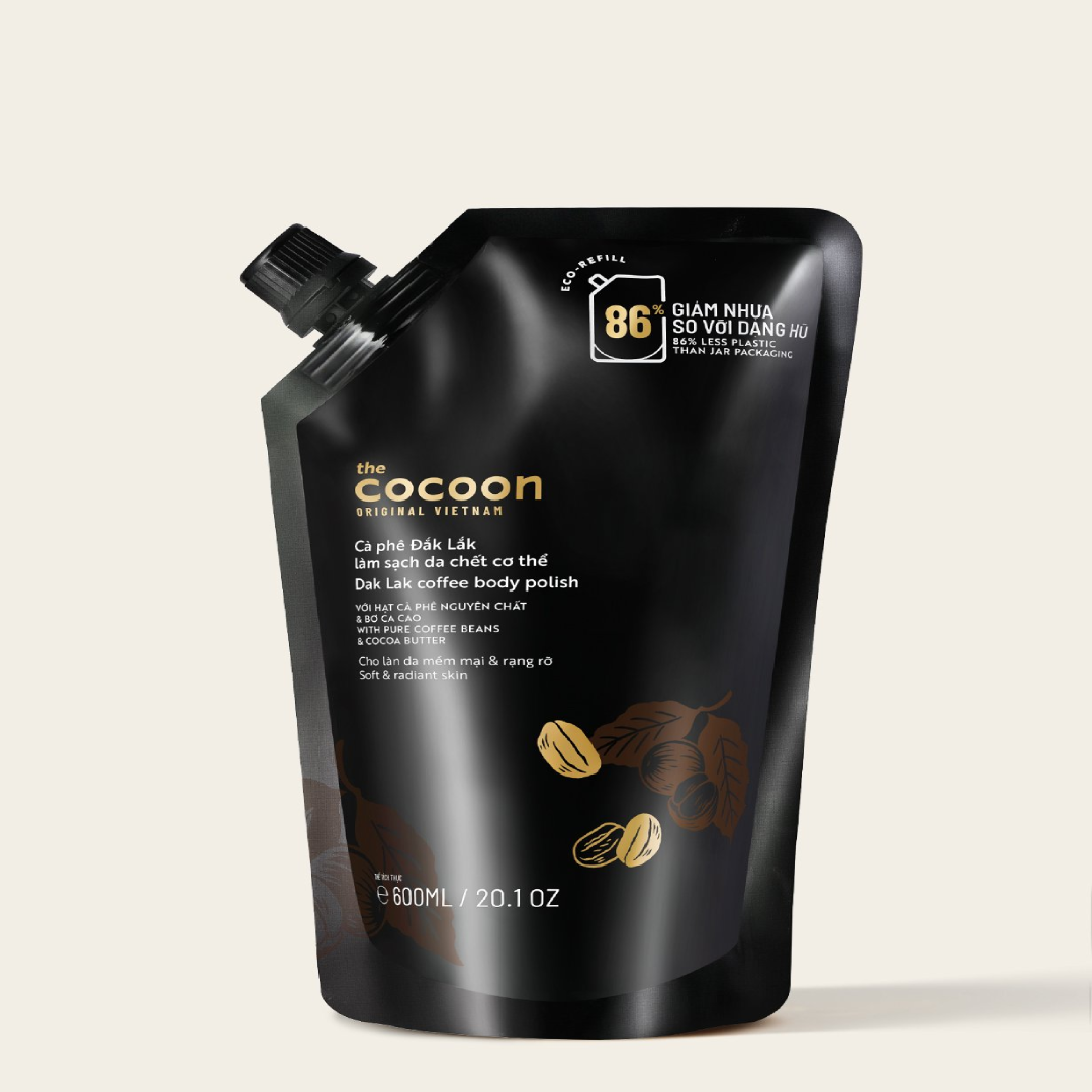 Dak Lak Coffee Scrub 600ml Vietnam Exfoliator Export
