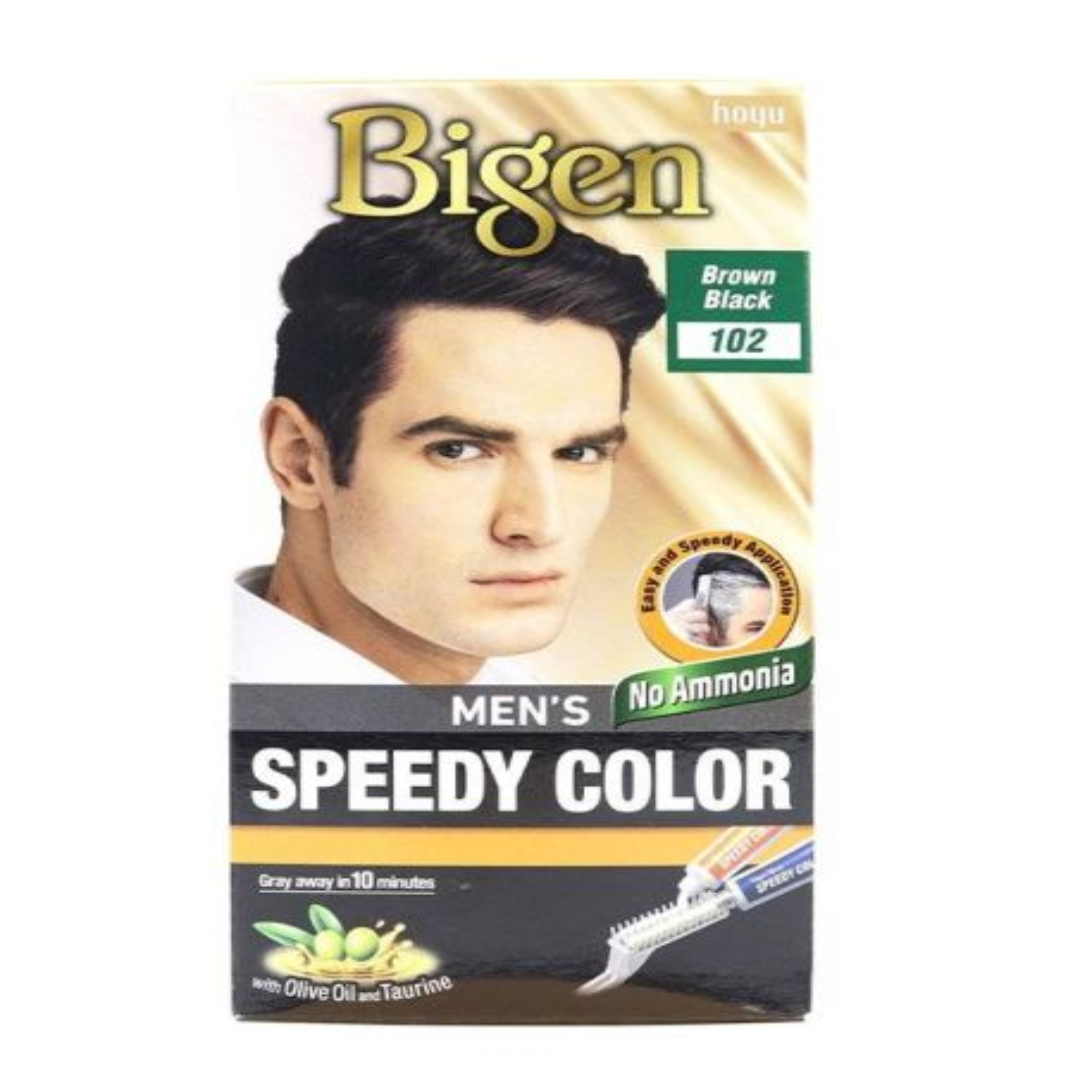 Bigen Speedy Hair Color 102 Vietnam Black Brown Shade