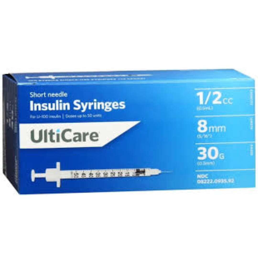 UltiCare U100 Insulin Syringe USA Accurate Safe Dosage
