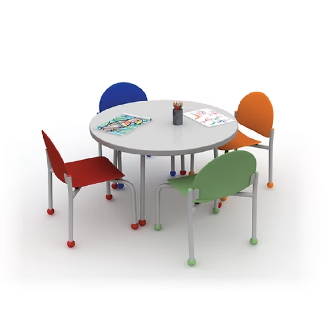 Pediatric Round Table and Chairs USA Waiting Room Supply