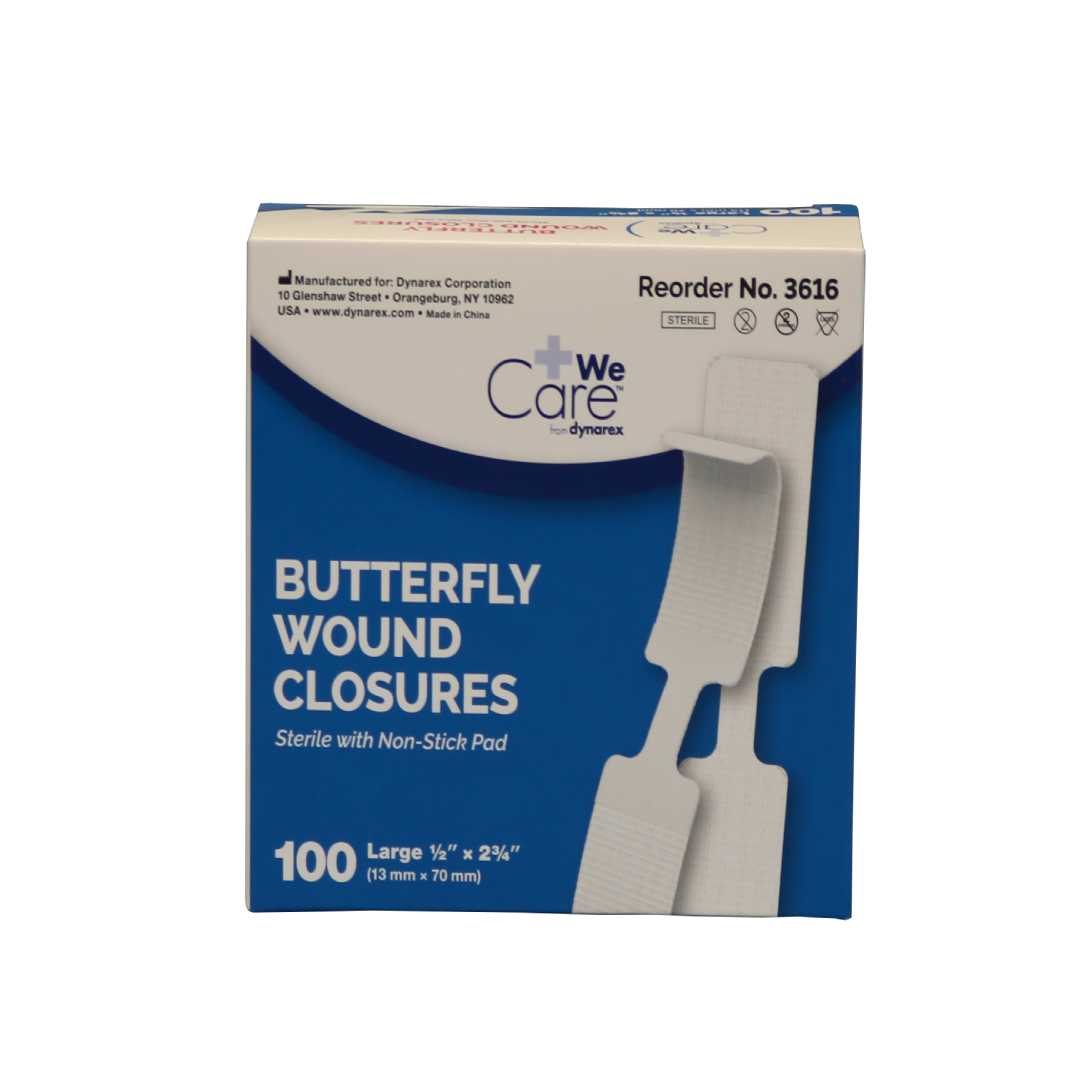 Dynarex Butterfly Closures Large Secure Wound Sealing USA