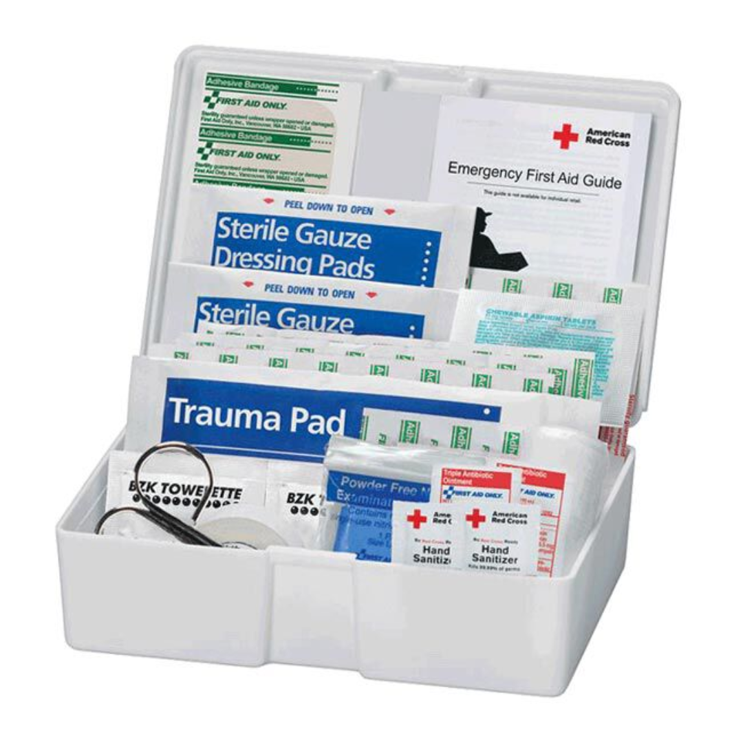 Red Cross 42Pc First Aid Kit USA Emergency Supply 25Person