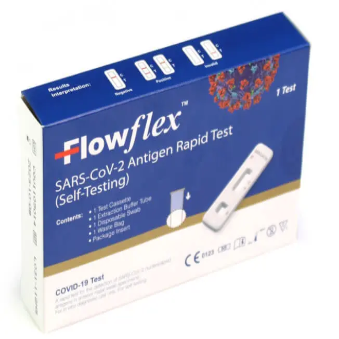 Flowflex COVID-19 Rapid Test Kit Fast Results UK