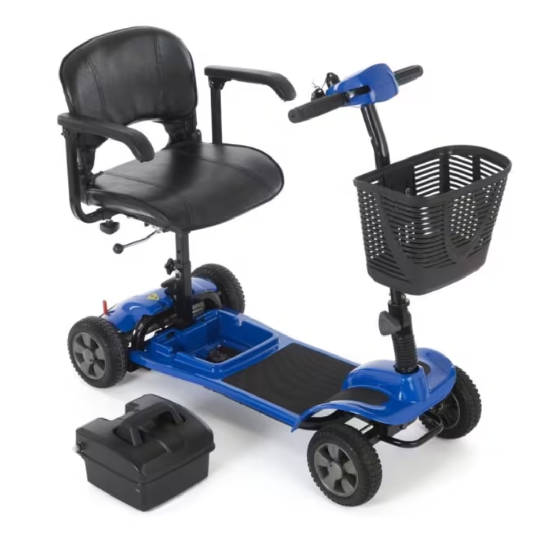 eTravel Mobility Scooter Blue Foldable Comfort UK