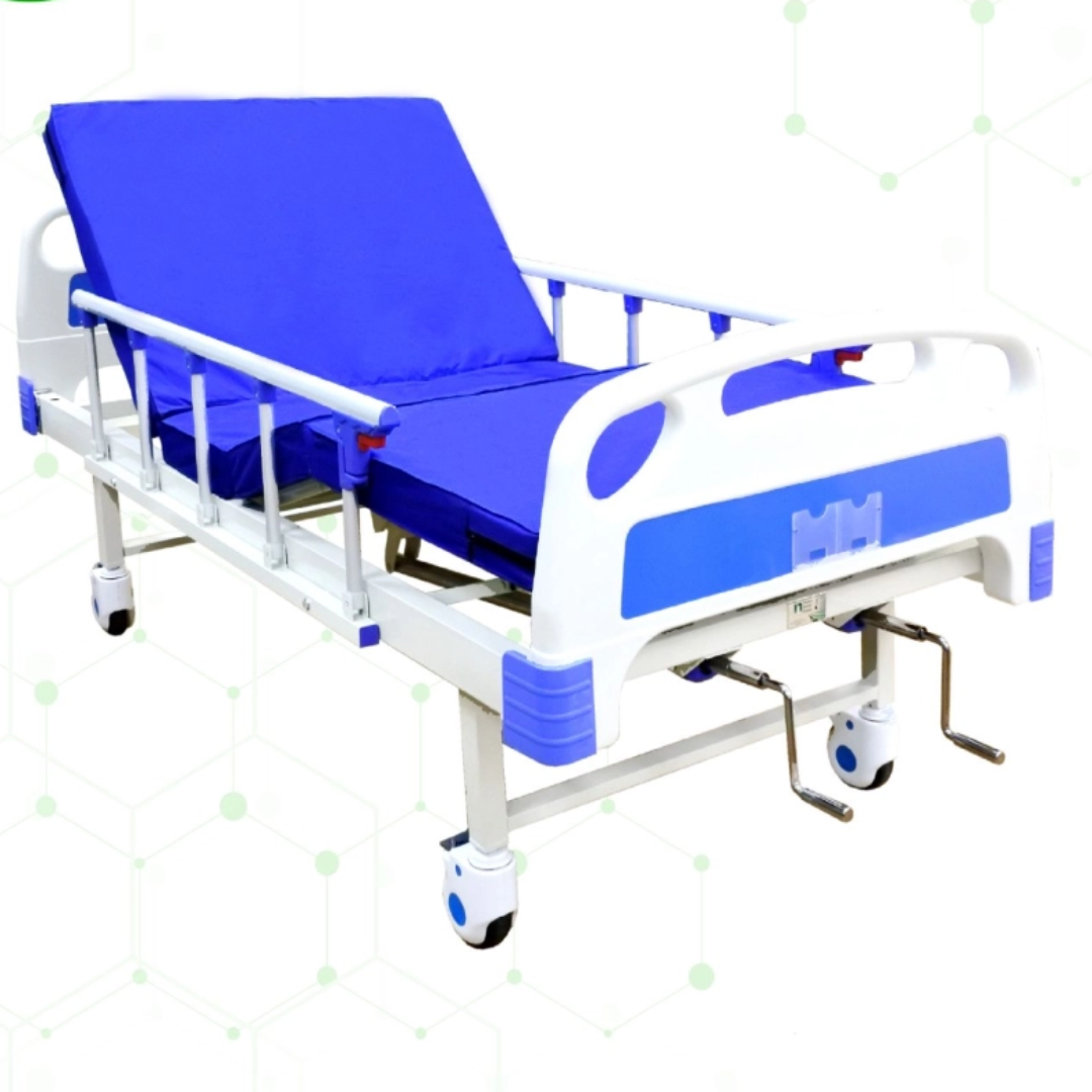 2-Function Manual Hospital Bed – Malaysia Healthcare Use