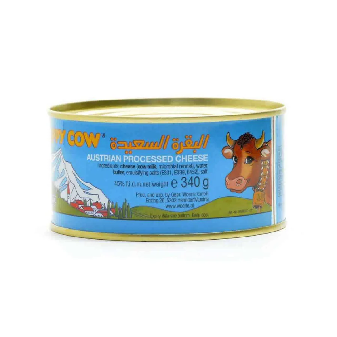 Dairy Happy Cow Processed Cheese 340g UK Dairy Product