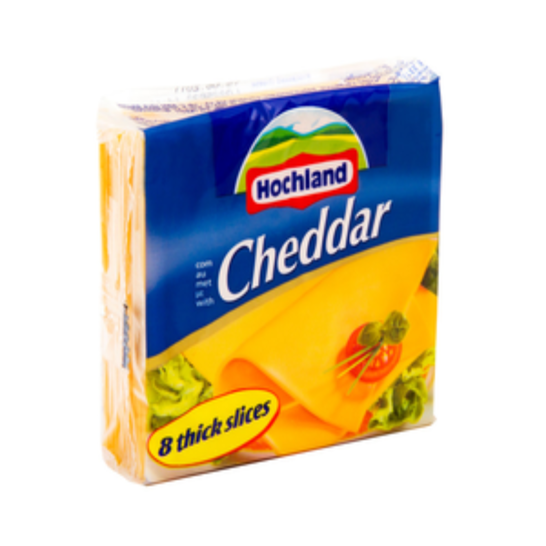 Hochland Cheddar Slices 200g UK Cheese Product