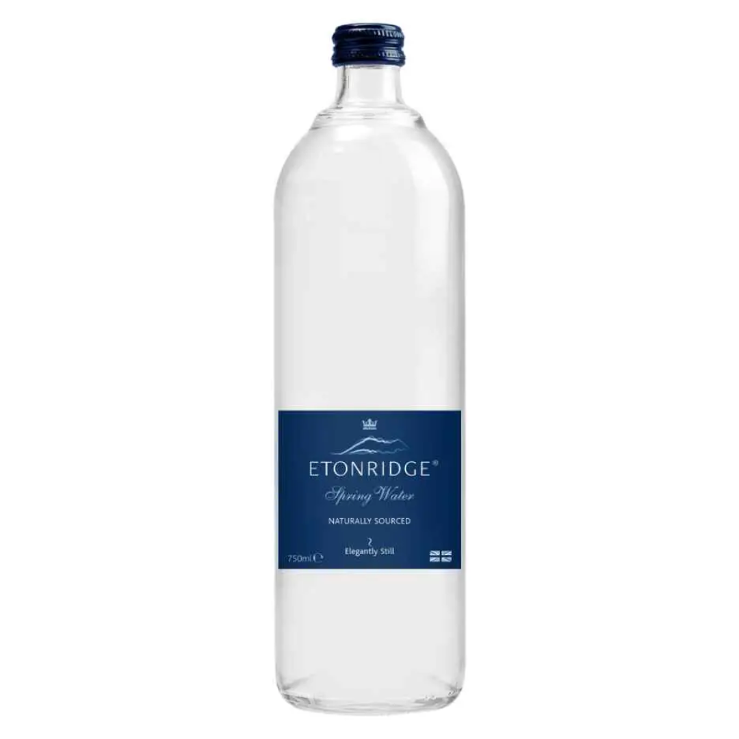 Etonridge Still Spring Water 750ml 12 Glass Bottles UK