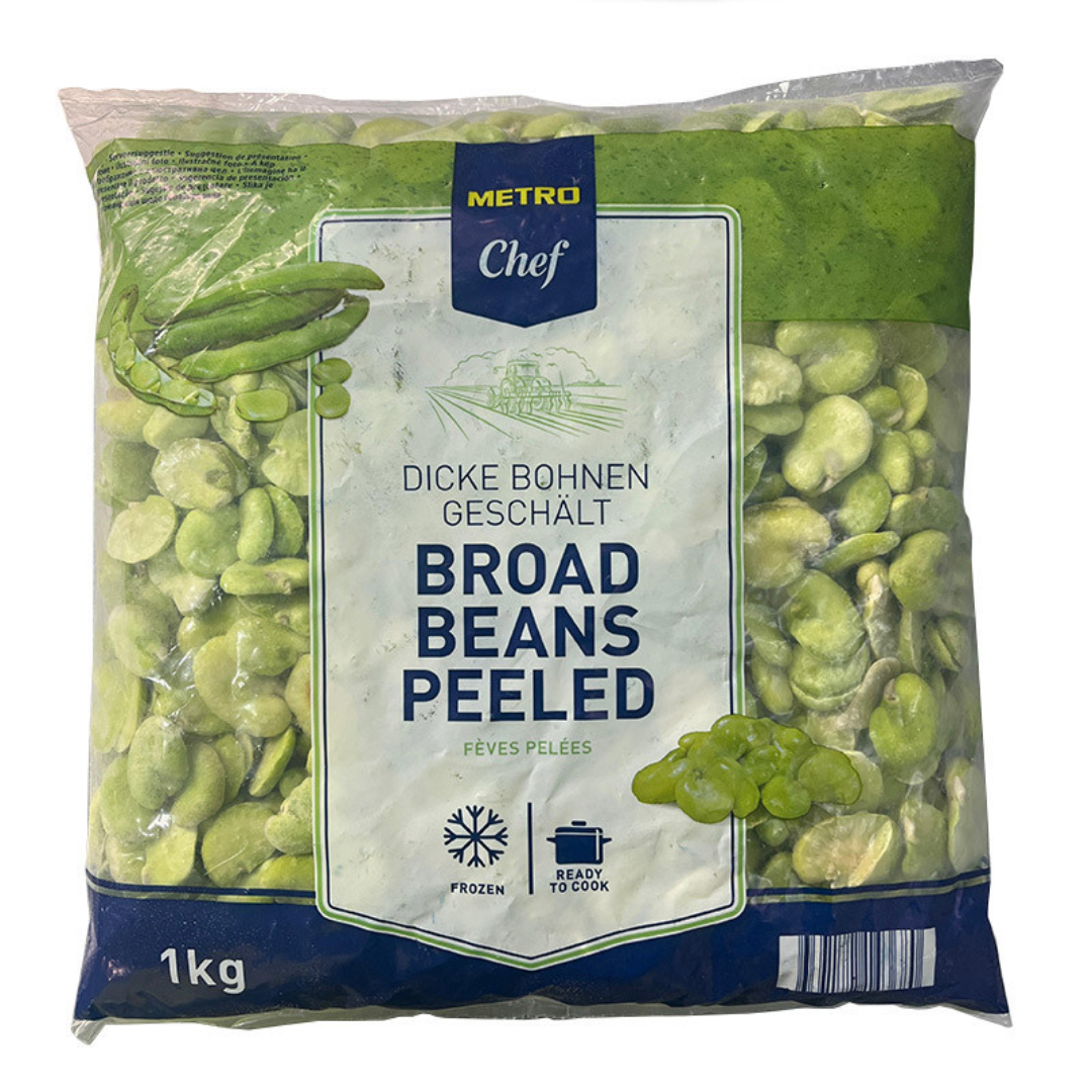 Frozen Peeled Broad Beans UK Vegetable Supplier