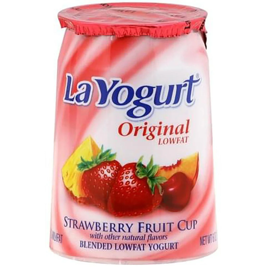 La Yogurt Strawberry Flavored Tasty Yogurt USA