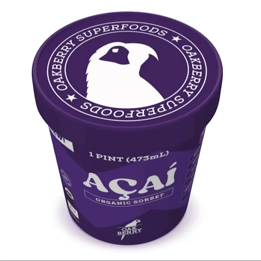Oakberry Organic Acai Sorbet Frozen Treat USA