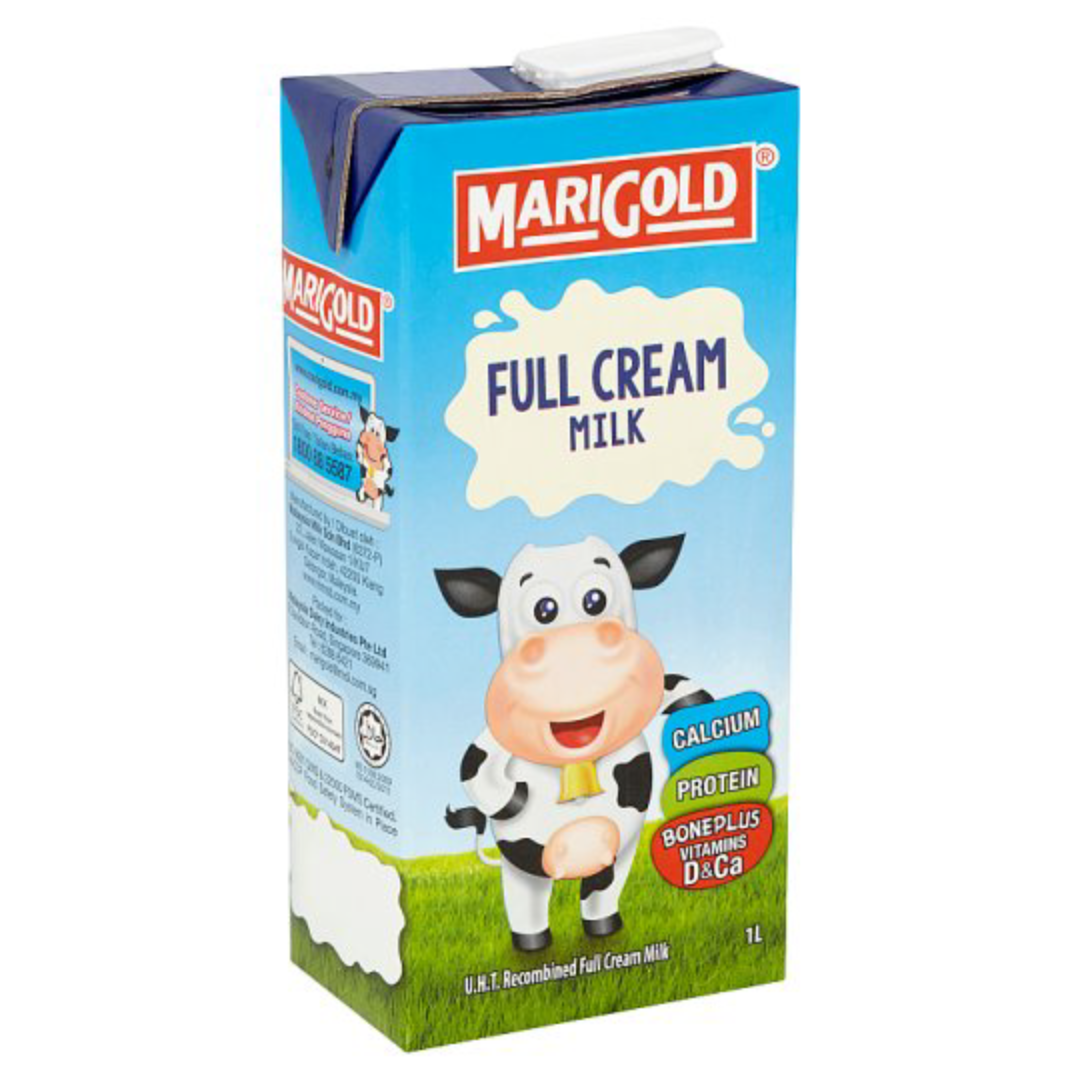 MARIGOLD Full Cream UHT Milk 1L Malaysia Dairy