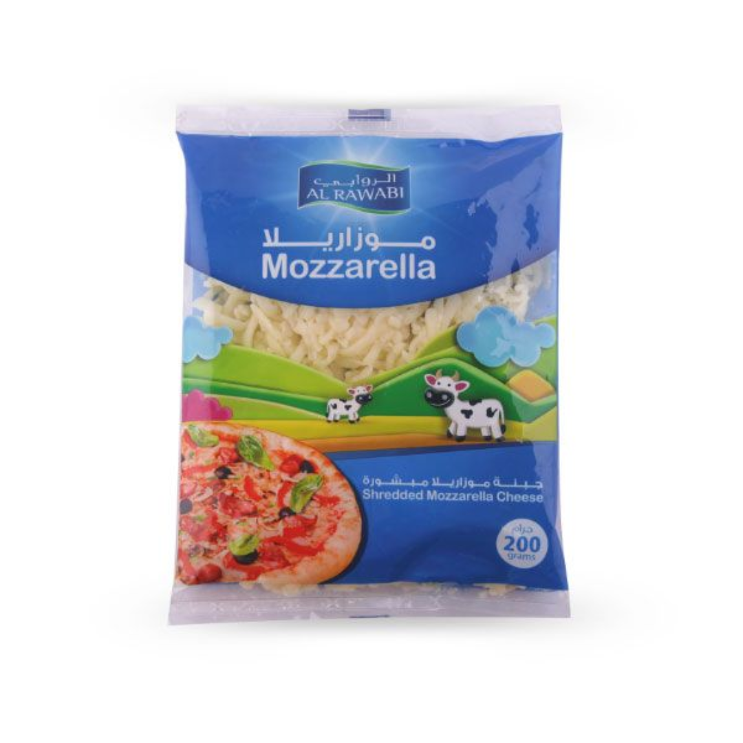 Shredded Mozzarella Cheese 200g UAE Supplier